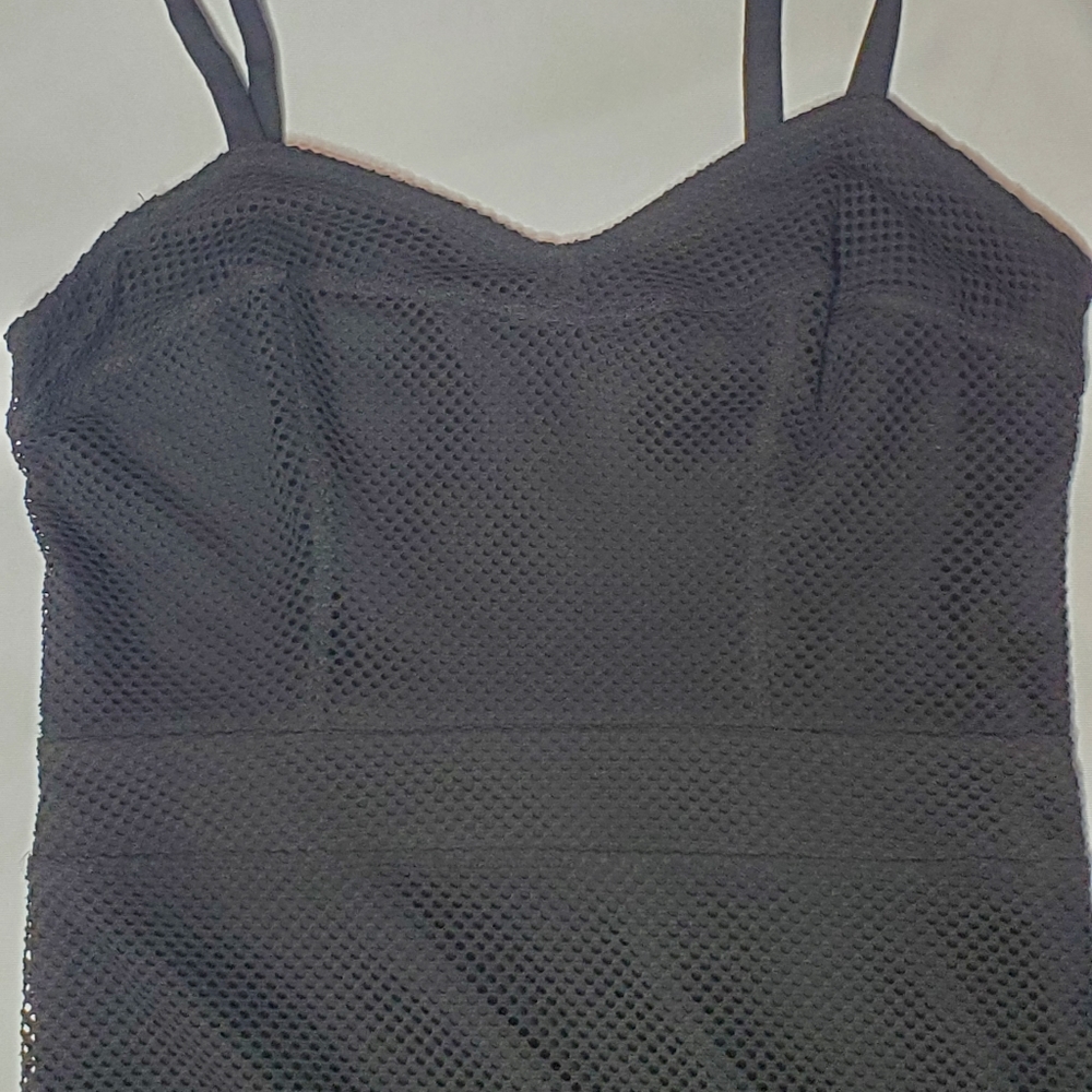 Black Fishnet Dress